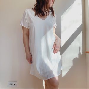 Lulu’s Freestyle white shift dress